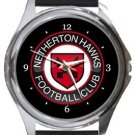 Netherton Hawks Football Club Round Metal Watch