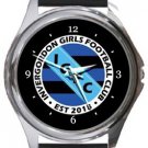 Invergordon Girls Football Club Round Metal Watch