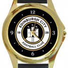 Edinburgh City Football Club Gold Metal Watch