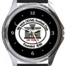 Norwich CEYMS Football Club Round Metal Watch