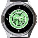 Twatt Football Club Round Metal Watch