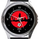 Orkney Women Football Club Round Metal Watch