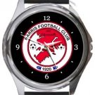 Harris Football Club Round Metal Watch