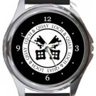 Loch & Quay Football Club Round Metal Watch