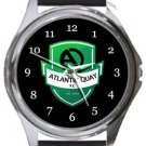 Atlantic Quay Football Club Round Metal Watch