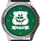 Plymouth Argyle Football Club Round Metal Watch