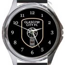Glasgow City Football Club Round Metal Watch