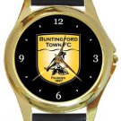 Buntingford Town Football Club Gold Metal Watch