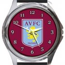 Aston Villa Football Club Round Metal Watch