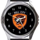 Hull City FC Round Metal Watch