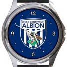 West Bromwich Albion Football Club Round Metal Watch