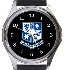 Tranmere Rovers FC Round Metal Watch