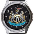 Newcastle United FC Round Metal Watch