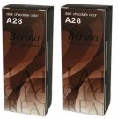 X2 A28 Berina Dark Chocolate Permanent Hairdye Color Brunette Balayage Emo Glam