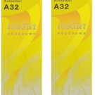X2 Berina A32 Blonde Green Permanent Hair Dye Color Blond Emo Punk Goth Glam Rock