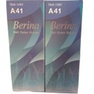 X2 A41 Berina Blue Permanent Hair Dye Color Cream Goth Emo Deep Blue Dark Blue