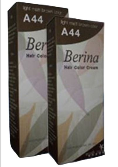 X2 A44 Berina Light Matt Brown Permanent Hair Dye Color Brunette Emo Goth Punk