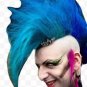 X2 A41 Berina Blue Permanent Hair Dye Color Cream Goth Emo Deep Blue Dark Blue