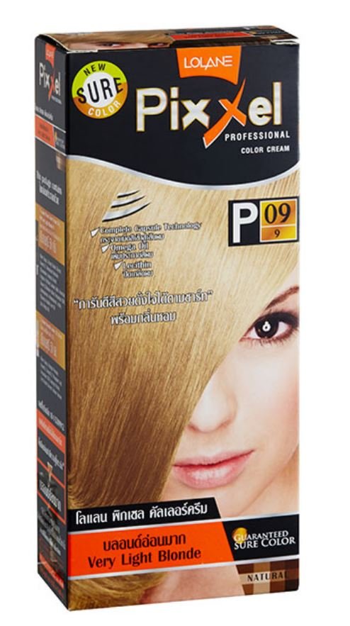 Very Light Blonde Permanent Hair Dye Lolane Pixxel P9 Goth Blonde Glam Emo Punk