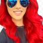 X2 A23 Berina Bright Red Permanent Hairdye True Red Color Cream Punk Emo Cosplay