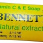 Bennett Vitamin C and E Handmade Soap for Acne Prickly Heat Sun UV Aging Eczema