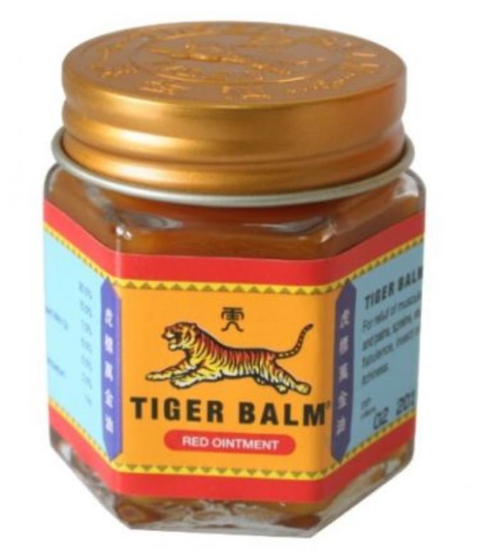 Tiger Red Balm 19.4g Cramps Gout Headaches Migraine Burns Stuffy Nose Dizziness