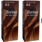 X2 A3 Berina Red Brown Permanent Hairdye Color Reddish Brown Brunette Auburn Emo