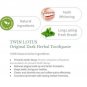 Thailand Herbal Toothpaste Twin Lotus 100G Peppermint Oil Cuttle FishBone Menthol