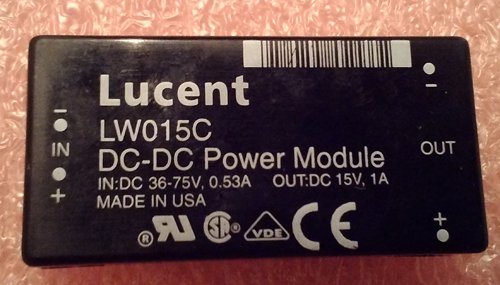 Lucent DC-DC Converter - 3.3V DC / 4A Output - 13 Watts - LW020F Power Lucent DC-DC Converter - 3.3V DC / 4A Output - 13 Watts - LW020F Power