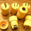 Lot of 6: GENERAL ELECTRIC 15A 125V 2-Prong Cord Caps