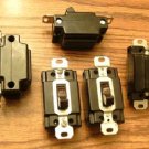 Lot of 5: G.E. 20A Brown Spec Grade Toggle Switches