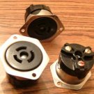 Lot of 3: HUBBELL Stainless Steel Flange Twist-Lock Receptacle