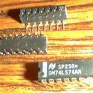 Lot of 33: National Semiconductor DM74LS74AN