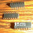 Lot of 9: National Semiconductor DM74LS75N