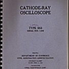 Loral 553 Cathode-Ray Oscilloscope Instruction Book :: FREE Shipping