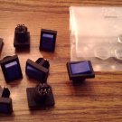 Lot of 9: TE Connectivity Alcoswitch TRD23N16WL 3A DPDT Rocker Switches FREE Shipping