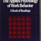APPLIED PSYCHOLOGY OF WORK BEHAVIOR :: Book of Readings :: FREE Shipping
