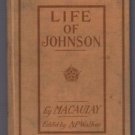 LIFE OF JOHNSON :: 1903 HB by Macaulay :: FREE Shipping