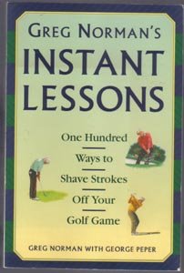GREG NORMAN'S INSTANT LESSONS 100 Ways to Shave Strokes :: FREE Shipping