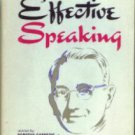 Effective Speaking :: DALE CARNEGIE :: 1962 HB w/ DJ :: FREE Shipping