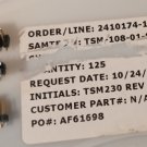 Lot of 53 ?: Samtec TSM-108-01-S-DV-A-P-TR