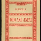PURCELL DIDO AND AENEAS Songbook   FREE Shipping