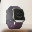 Open Box Fitbit Blaze Wristband Activity Tracker Smart Watch Large Plum Band