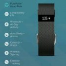 Fitbit Charge HR small Black fitness tracker sm fb405BKS tracker only no acesory