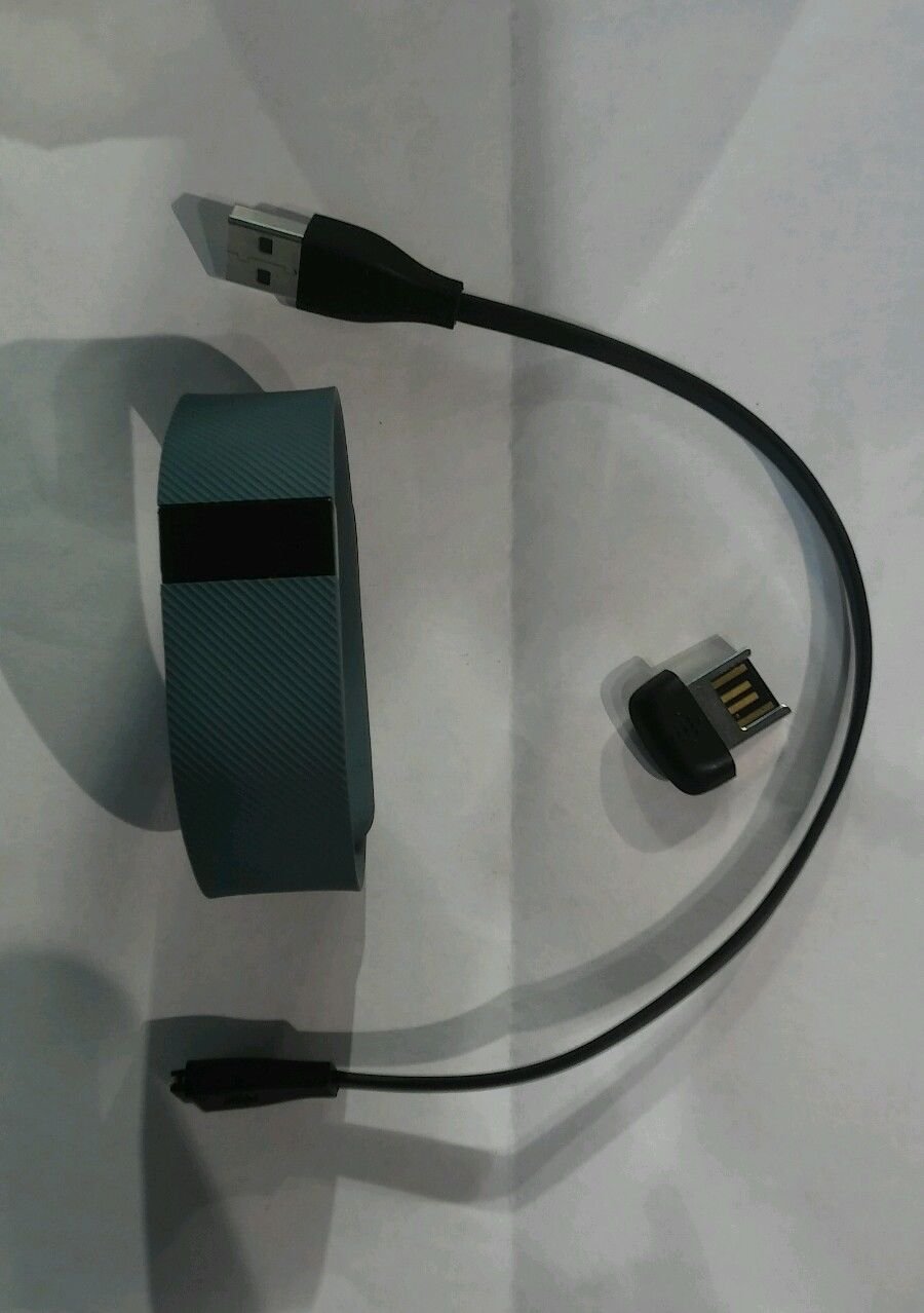 Fitbit Charge Activity Tracker - Slate - Large (FB404SLL) with all accessories