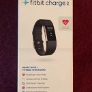 Open Box Fitbit Charge 2 Wristband Activity Tracker Smart Watch Small Black Band