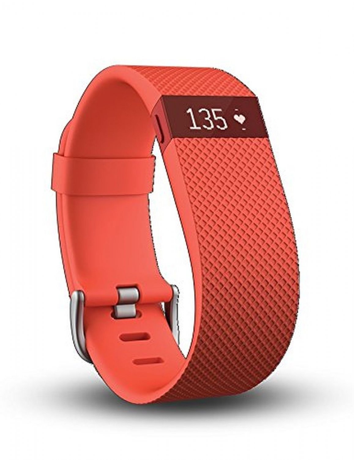 Fitbit Charge HR Wireless Activity Wristband (Tangerine, Small (5.4 - 6.2 in))