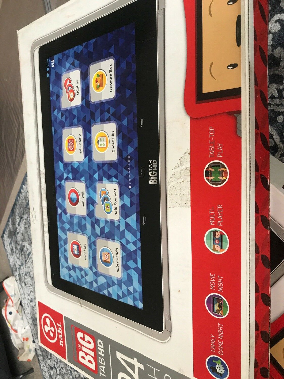 Nabi big tab hd 24 23.5” Tablet Not Working