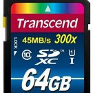 Portable, Transcend 64GB High Speed 10 UHS Flash Memory Card TS64GSDU1 (up to...