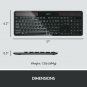 Logitech K750 Wireless Solar Keyboard for Windows Solar Recharging Keyboard 2.4G